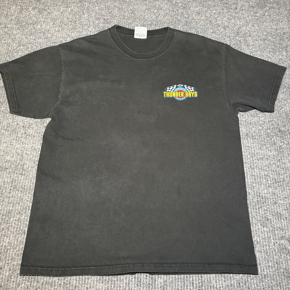 Vtg Chevy Thunder Days Racing T-shirt Size Large